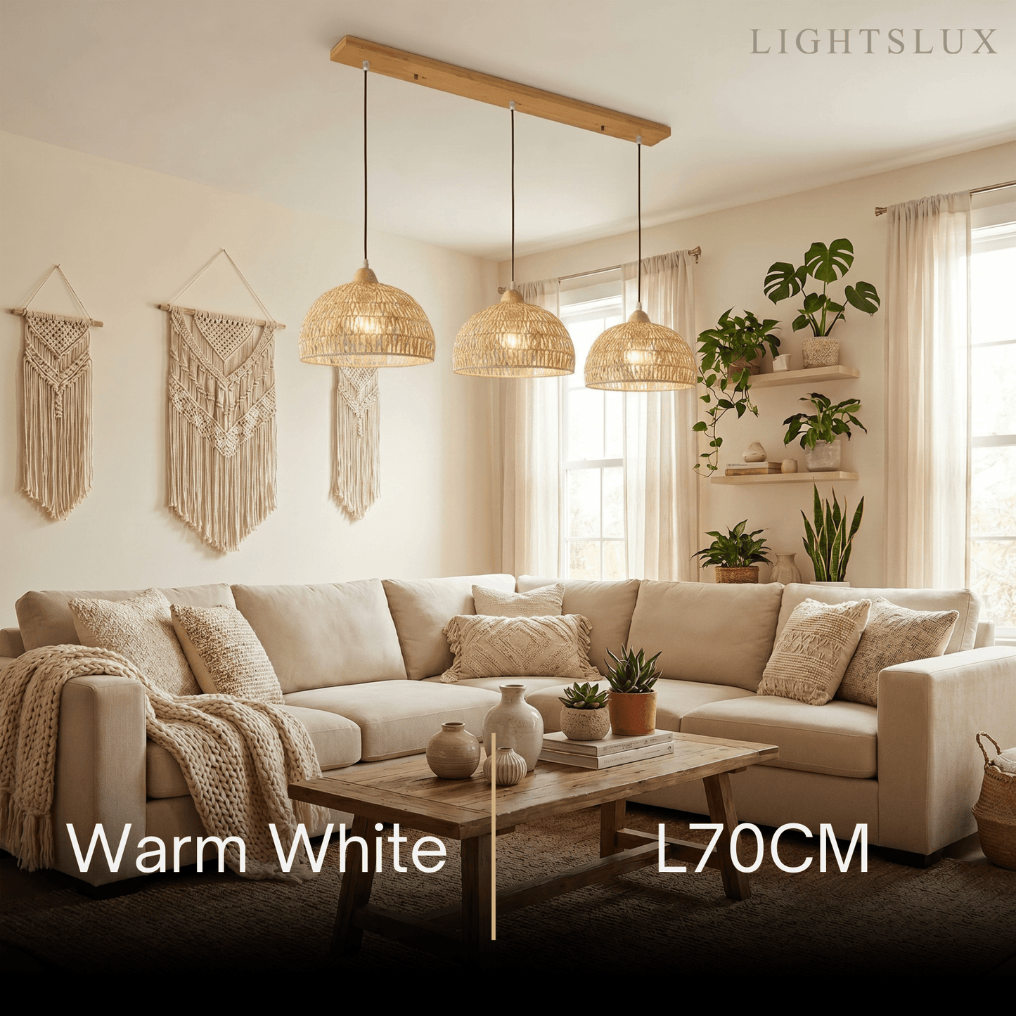 Bamburo Natural Pendant Light
