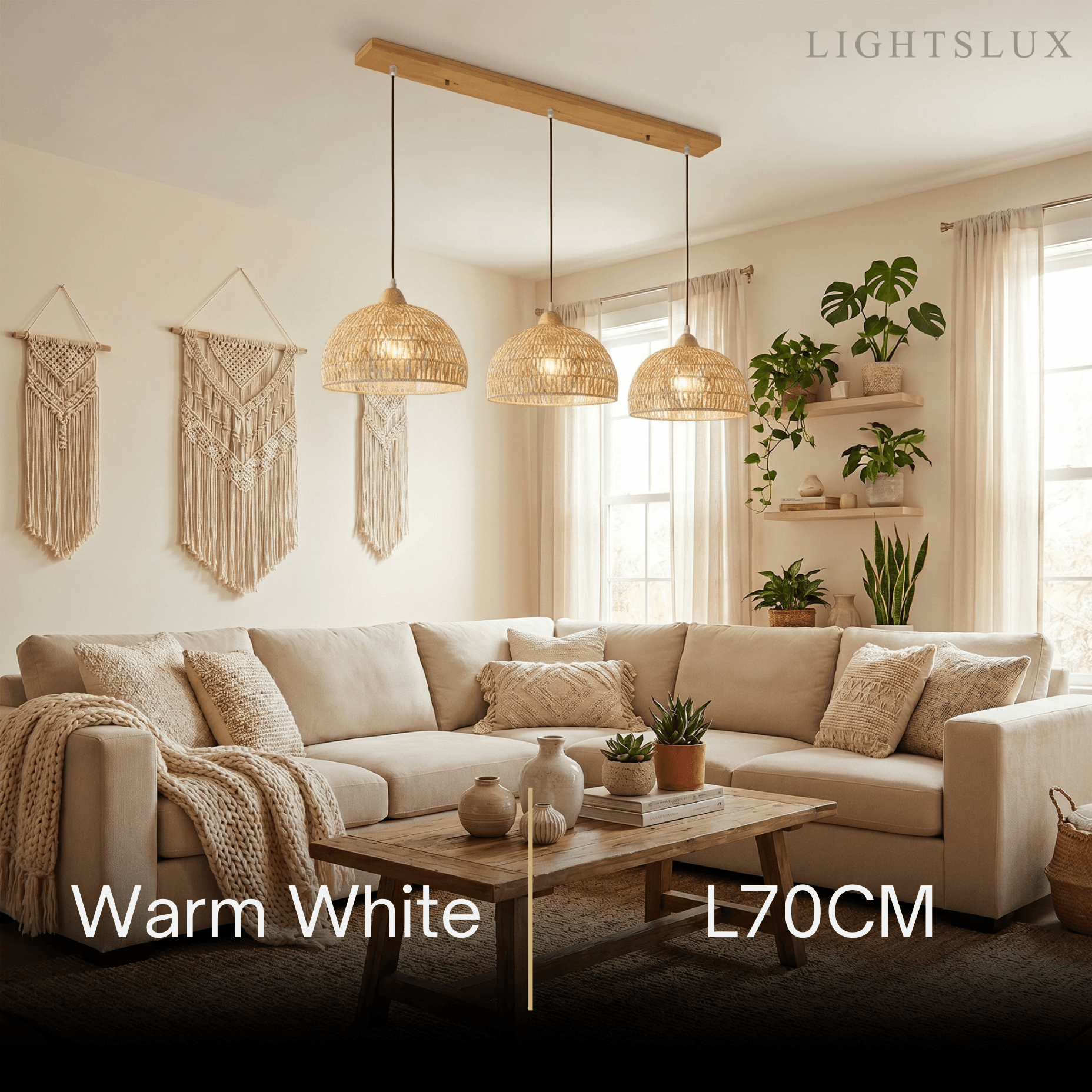 Bamburo Natural Pendant Light