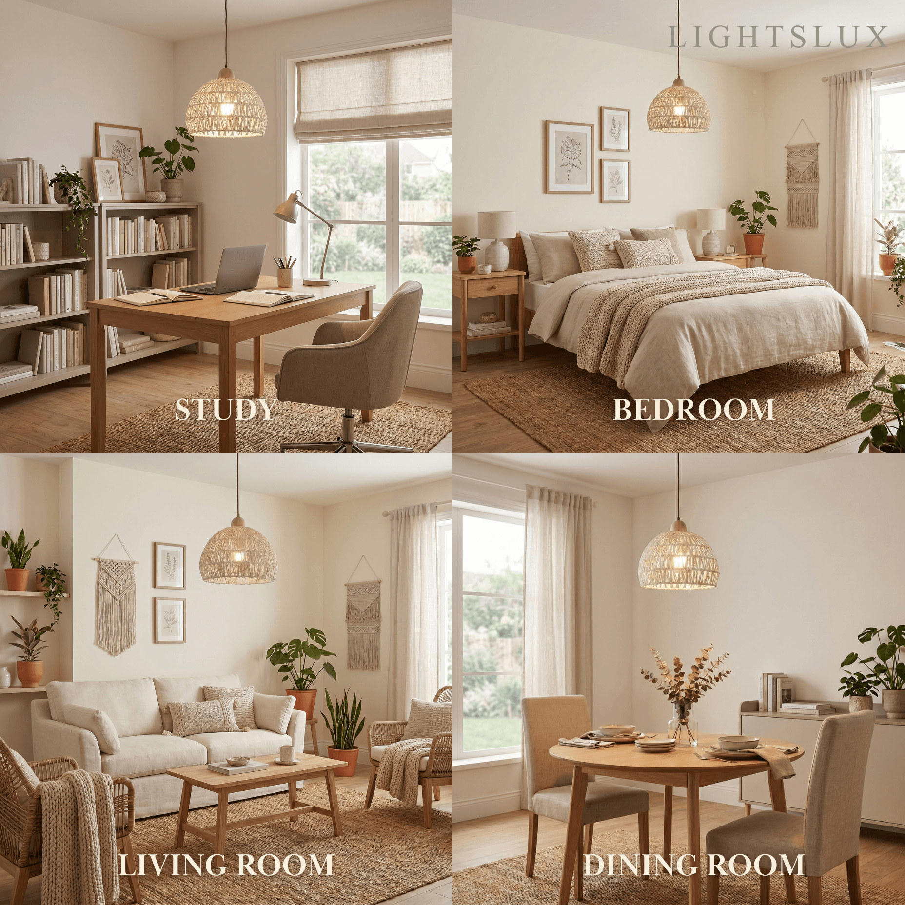 Bamburo Natural Pendant Light