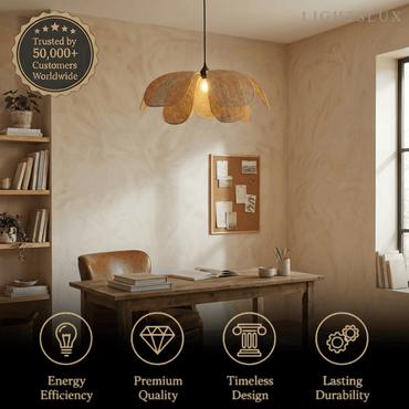 Bamburo Natural Rattan Pendant Light