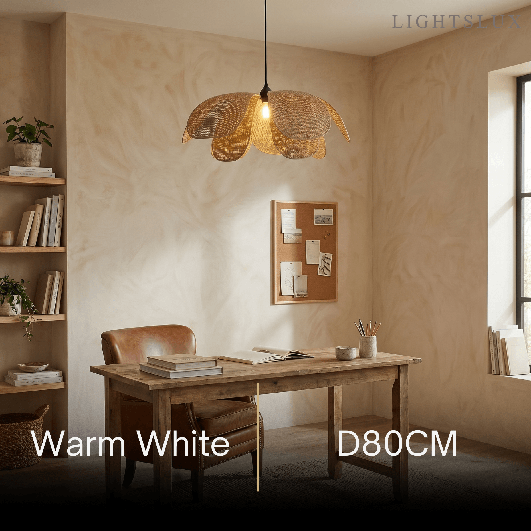 Bamburo Natural Rattan Pendant Light