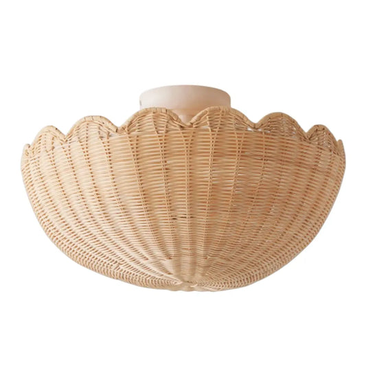 Natural Rattan Ceiling Light