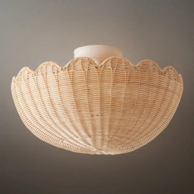 Natural Rattan Ceiling Light
