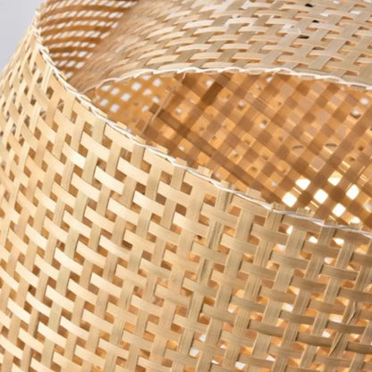 Bamburo Modern Rattan Pendant Light 