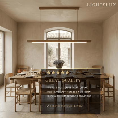 Arcato Minimalist Linear Pendant Light