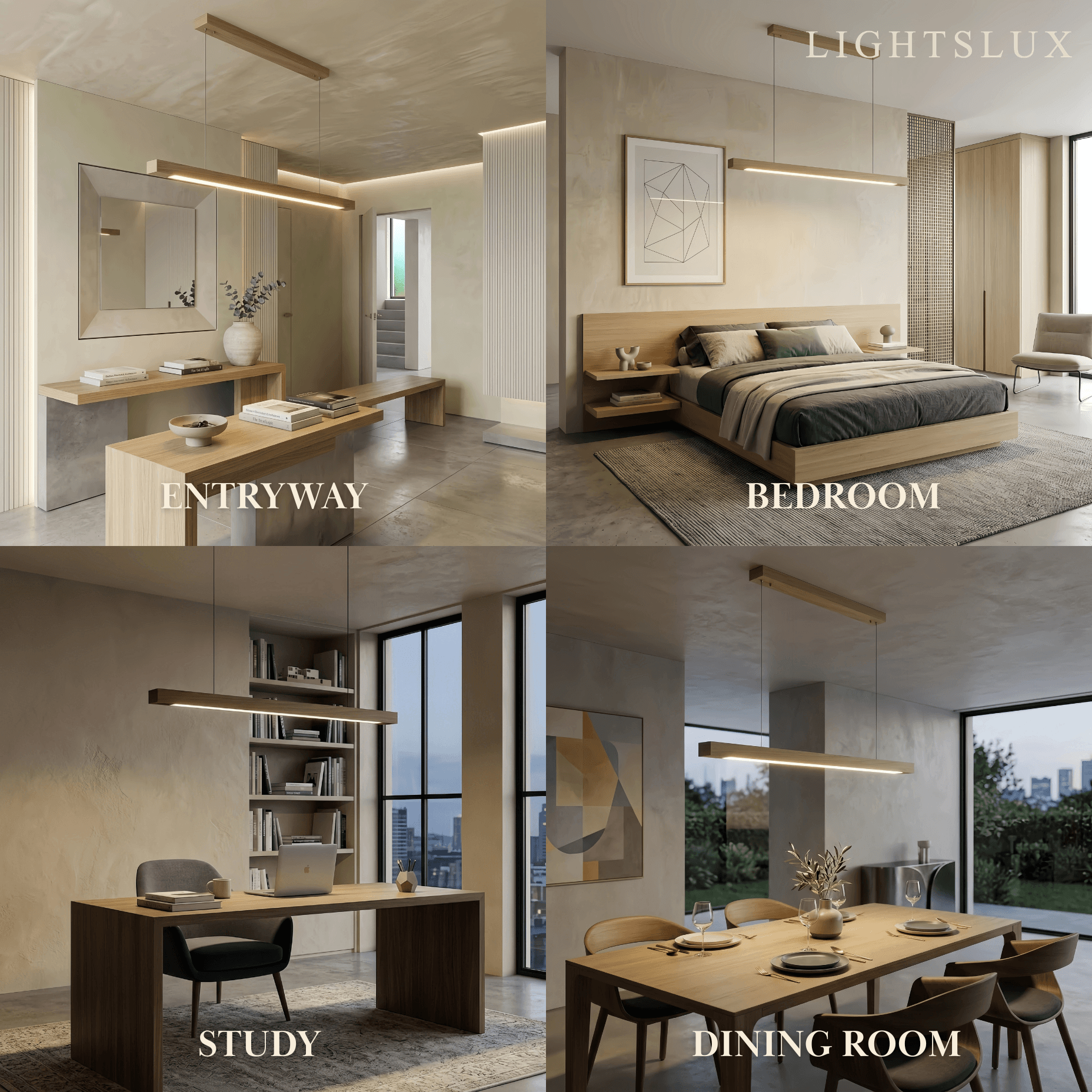 Arcato Minimalist Linear Pendant Light