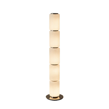 Vetro Modern Glass Column Floor Lamp