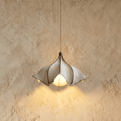 Zenno Wabi-sabi Pendant Lamp - Metal Brown Beige for Dining Room
