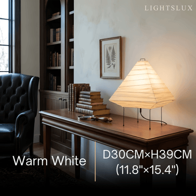 Zenno Japanese Lantern Table Lamp for Home