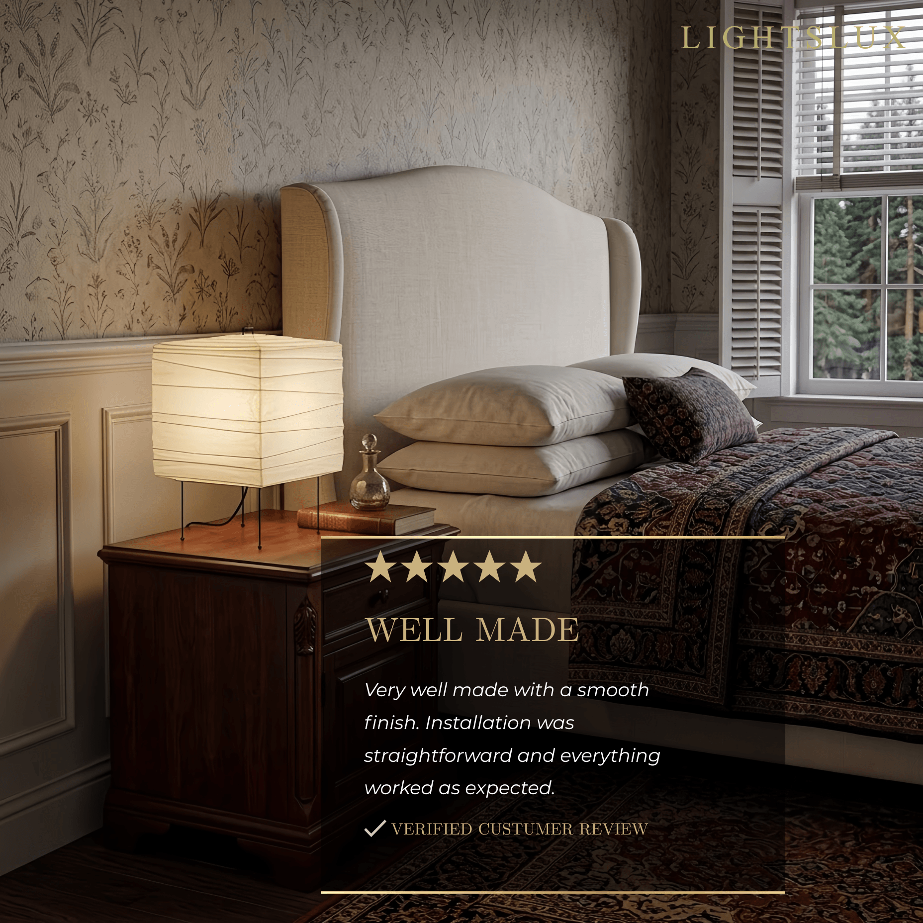 Zenno Wabi-Sabi Rice Paper Table Lamp