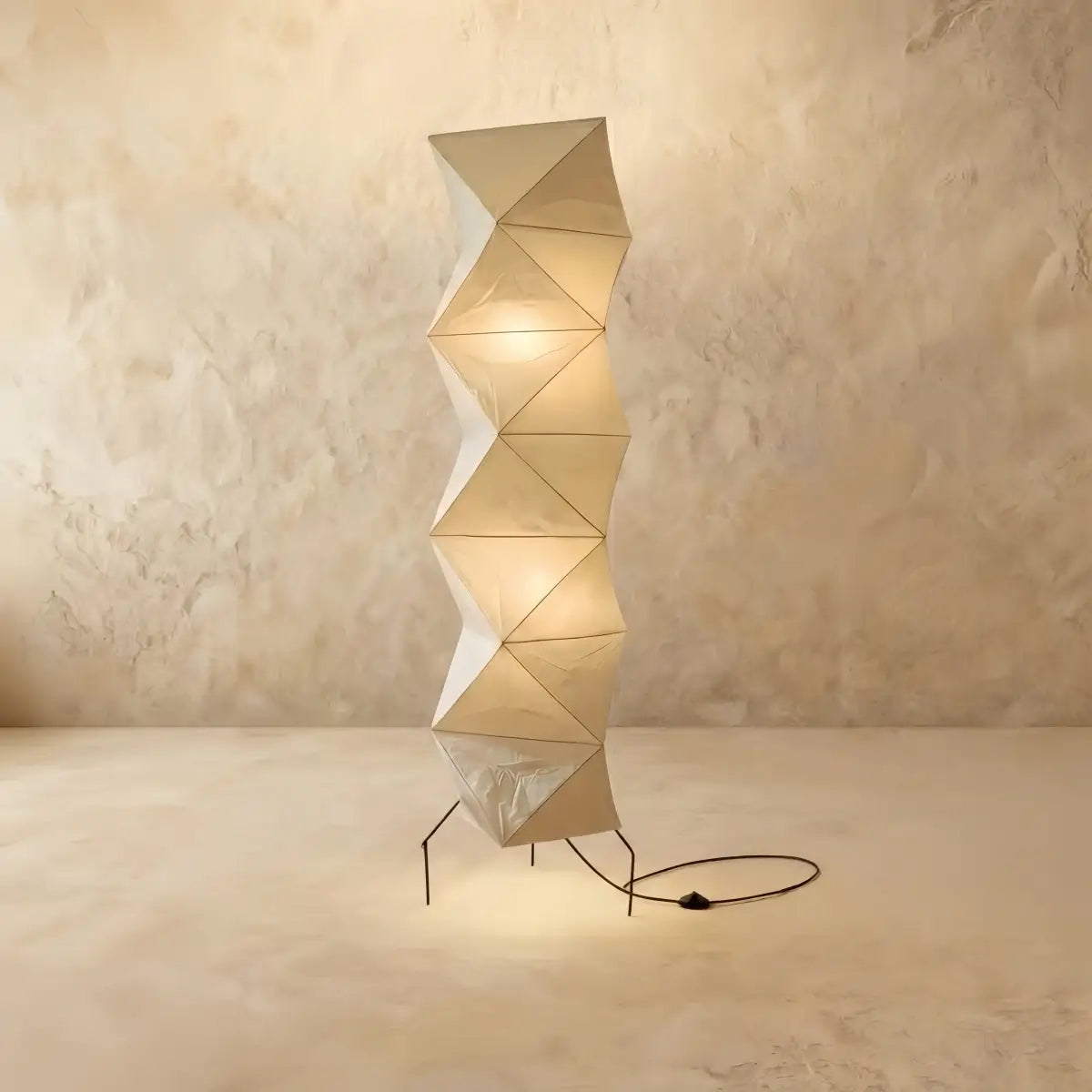 Zenno Wabi-Sabi-Metal & Paper Milk White  for Bedroom