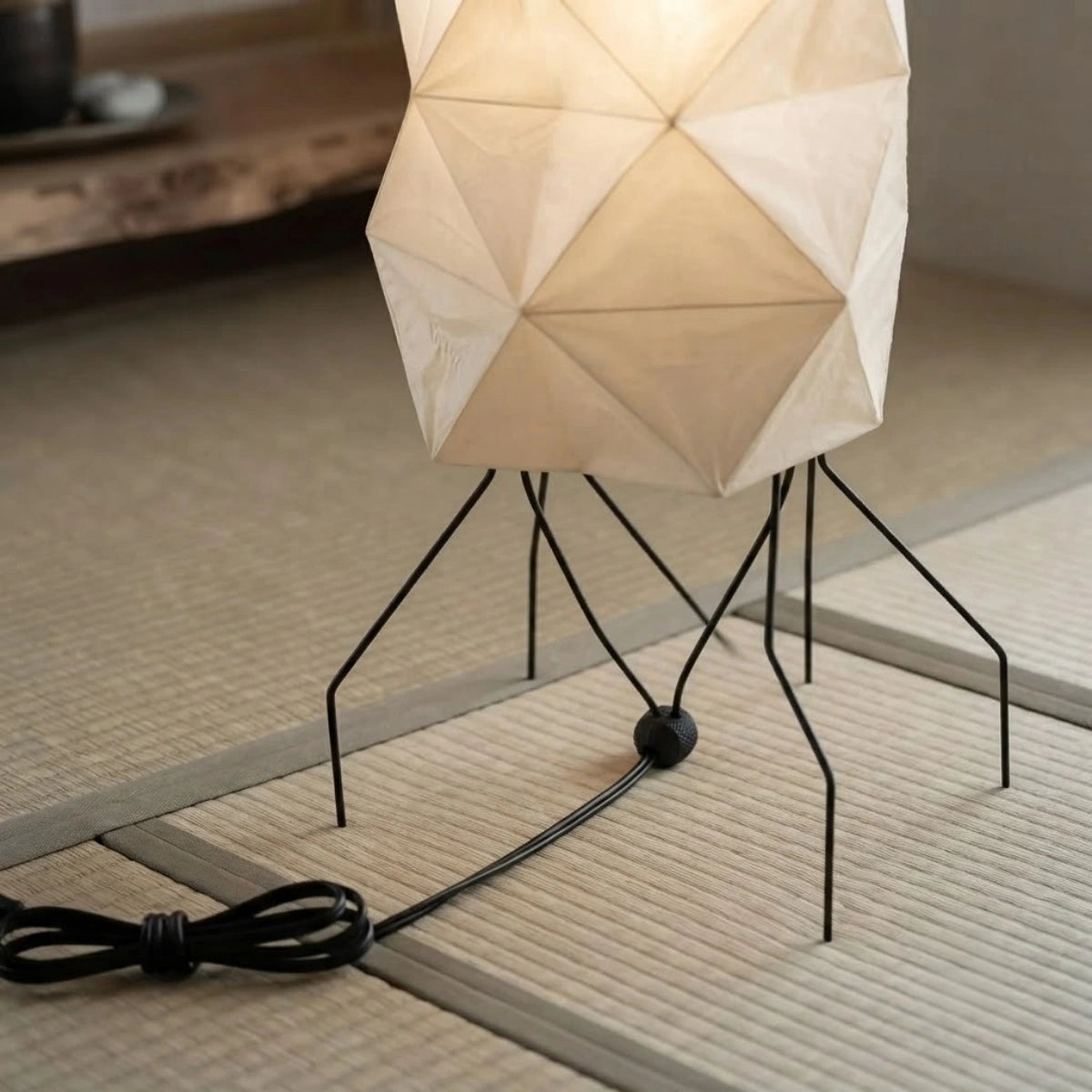 Zenno Wabi-Sabi Minimalist Origami Floor Lamp