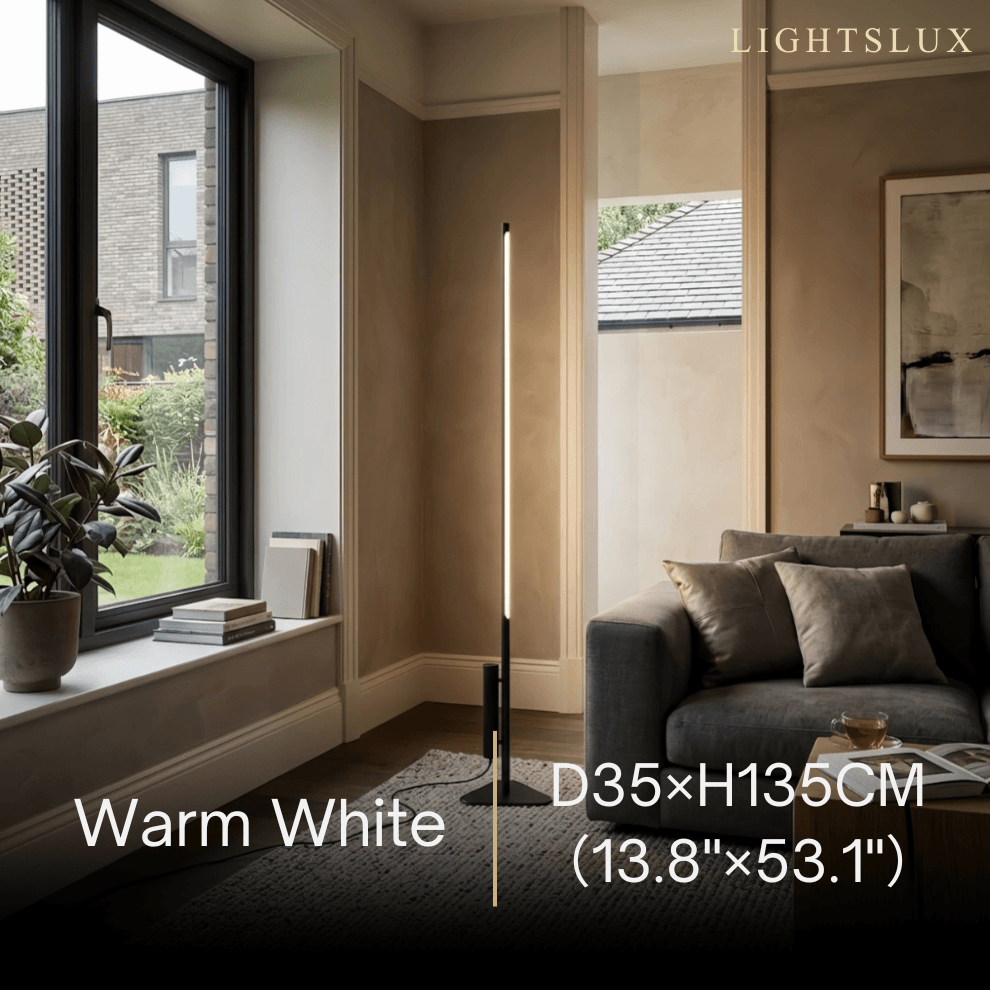 Floor Lamp -- Black for Living Room 