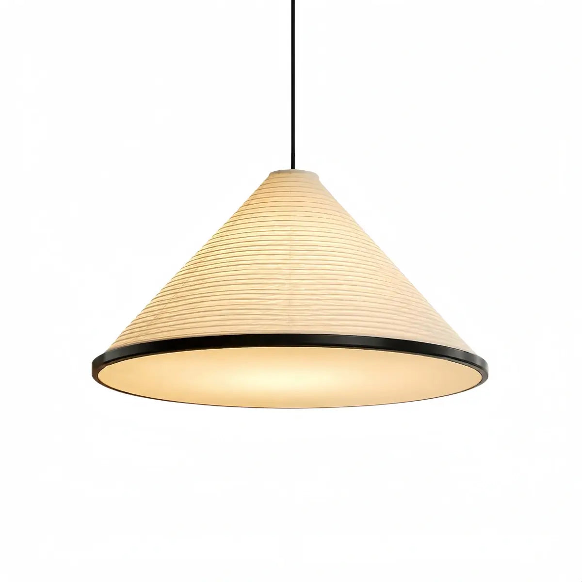 Crema Minimalist Pendant Light -- White LED for Dining Room