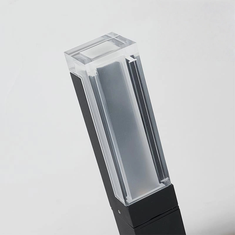 Arcato Modern Black LED Path Light – Outdoor Metal Sensor Lamp for Garden/Terrace
