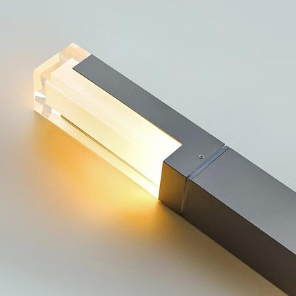 Arcato Modern Black LED Path Light – Outdoor Metal Sensor Lamp for Garden/Terrace