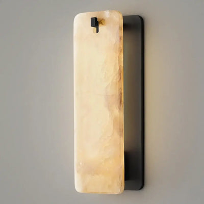 Aplique de pared Excelis Luxury Alabaster para salón/comedor