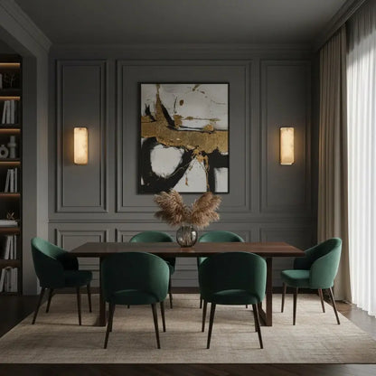 Excelis Luxury Alabaster Wall Sconce Living room/Dining room