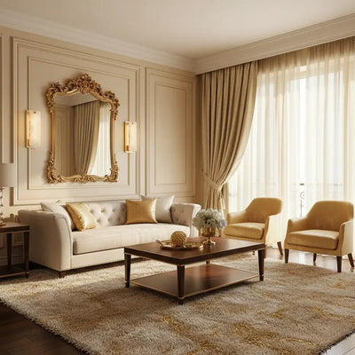 Aplique de pared Excelis Luxury Alabaster para salón/comedor
