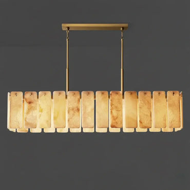 Excelis Luxury Alabaster Chandelier 72D"- For Living room/Dining room