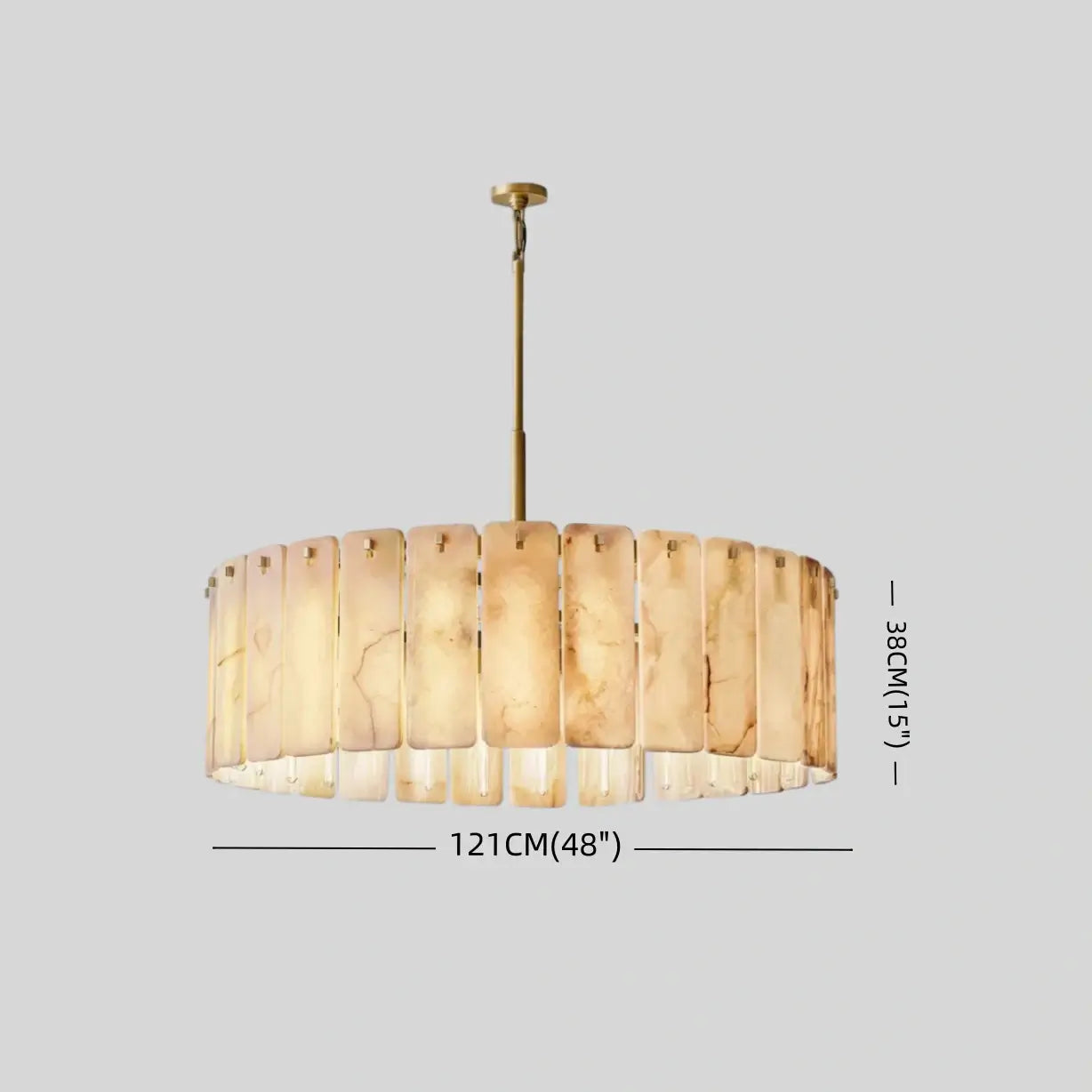 Round Chandelier 48D"- For Living Room/Dining Room