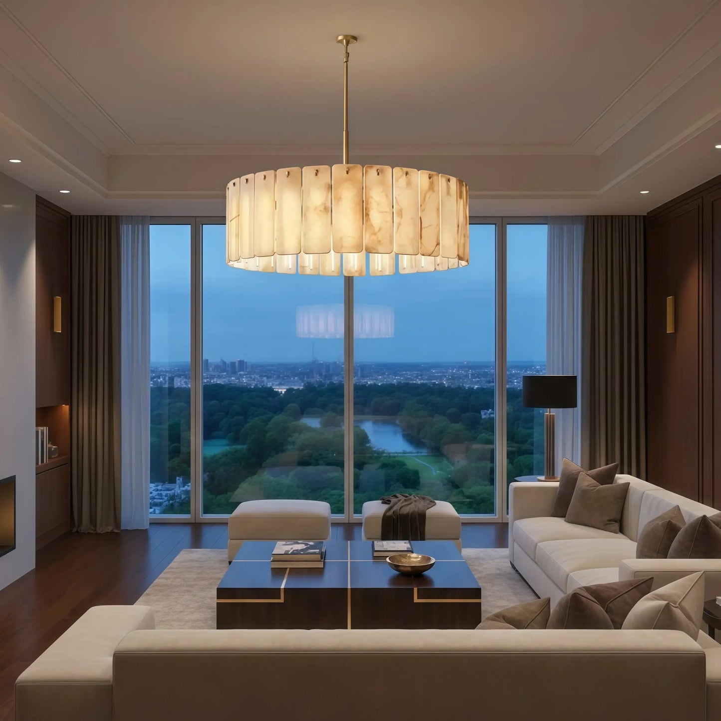 Round Chandelier 48D"- For Living Room/Dining Room