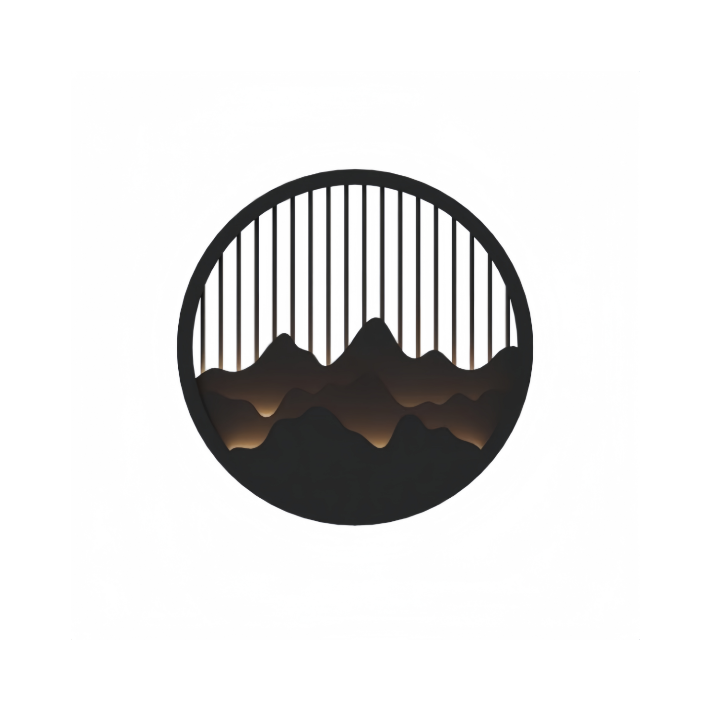 Lunara Modern Waterproof Wall Light – Circular Stainless Steel LED for Indoor/Outdoor