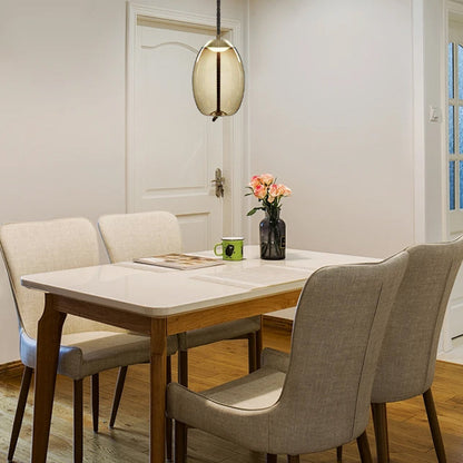 Modern Amber Pendant Light