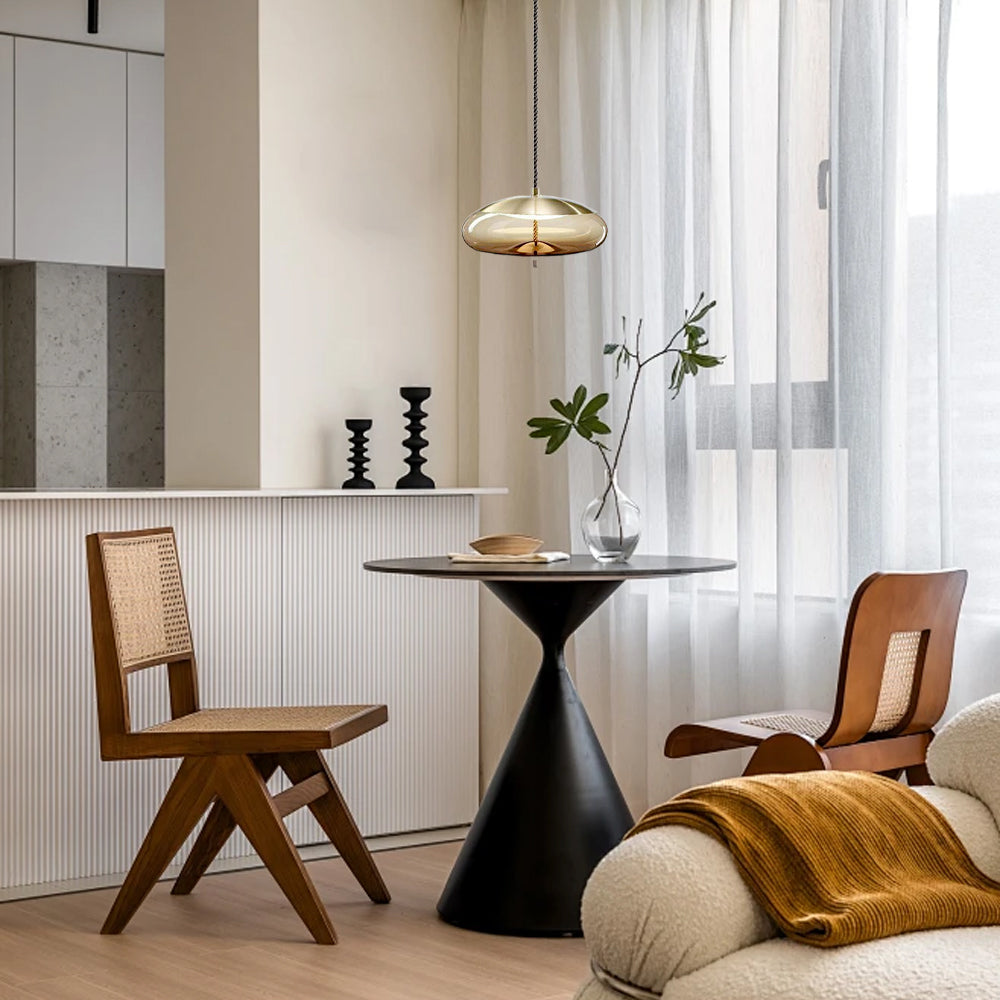 Modern Amber Pendant Light