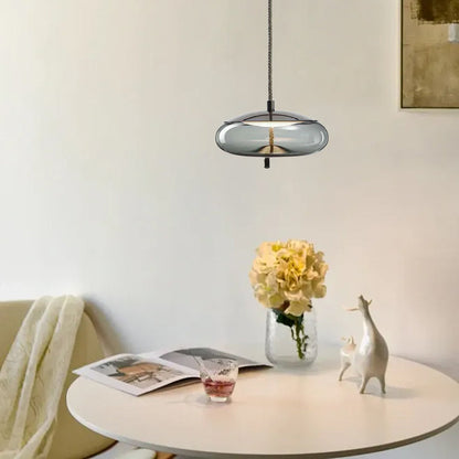 Modern Blue Pendant Light