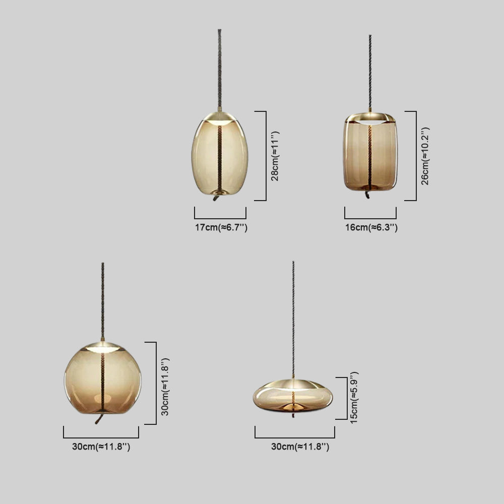 Modern Pendant Light Dimension