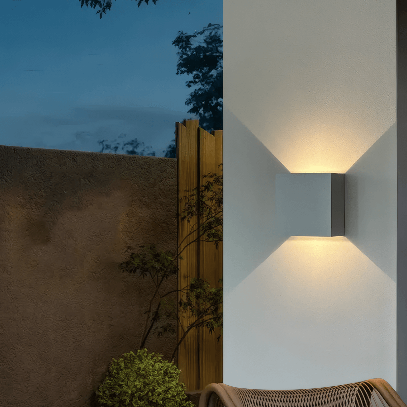 Modern Gray Wall Lamp Courtyard