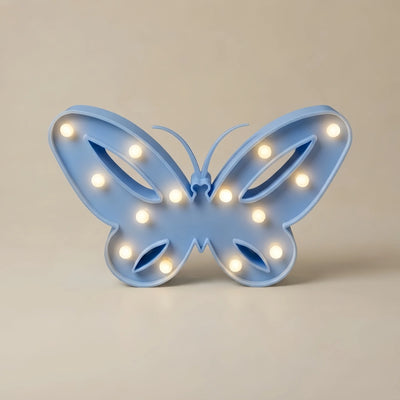 Vivara Art Deco Pink Table Lamp – ABS Butterfly Design for Bedroom