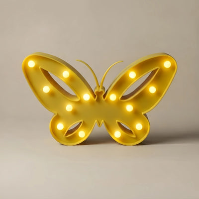 Vivara Art Deco Pink Table Lamp – ABS Butterfly Design for Bedroom