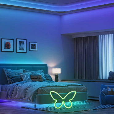 Art Deco Butterfly Floor Lamp Green