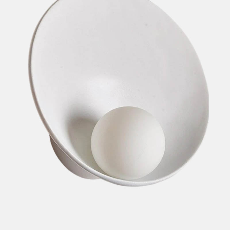 Minimalist Rustic Bowl Wall Lamp Resin