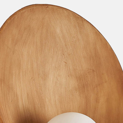 Minimalist Rustic Bowl Wall Lamp Resin