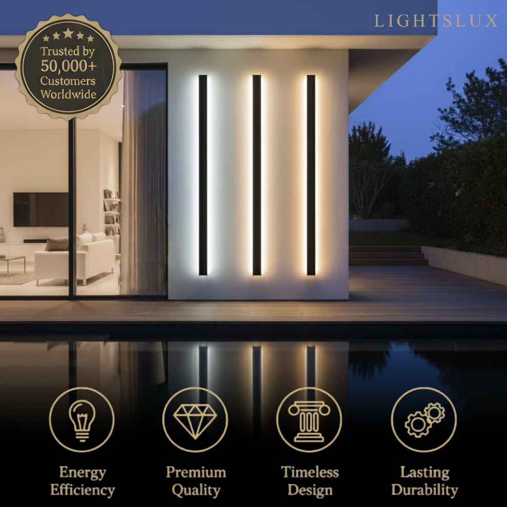 Outdoor LED Wall Light with Sensor - in 8 Size for Outdoor