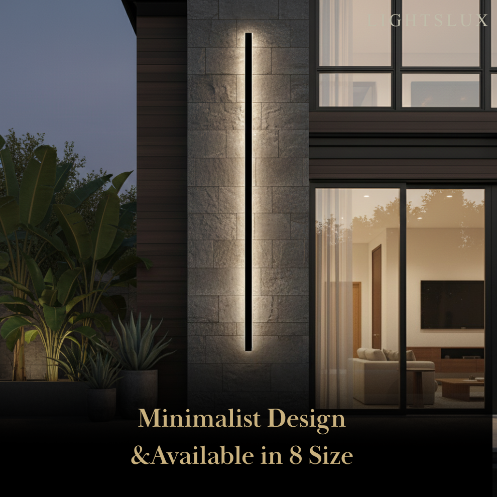 Outdoor LED Wall Light with Sensor - in 8 Size for Outdoor