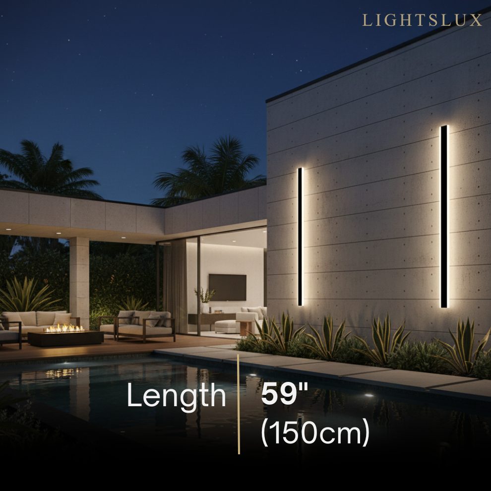 Outdoor LED Wall Light with Sensor - in 8 Size for Outdoor