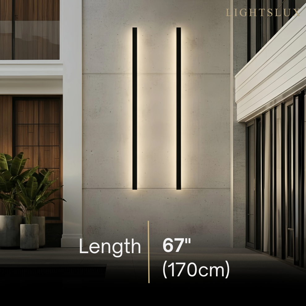 Outdoor LED Wall Light with Sensor - in 8 Size for Outdoor