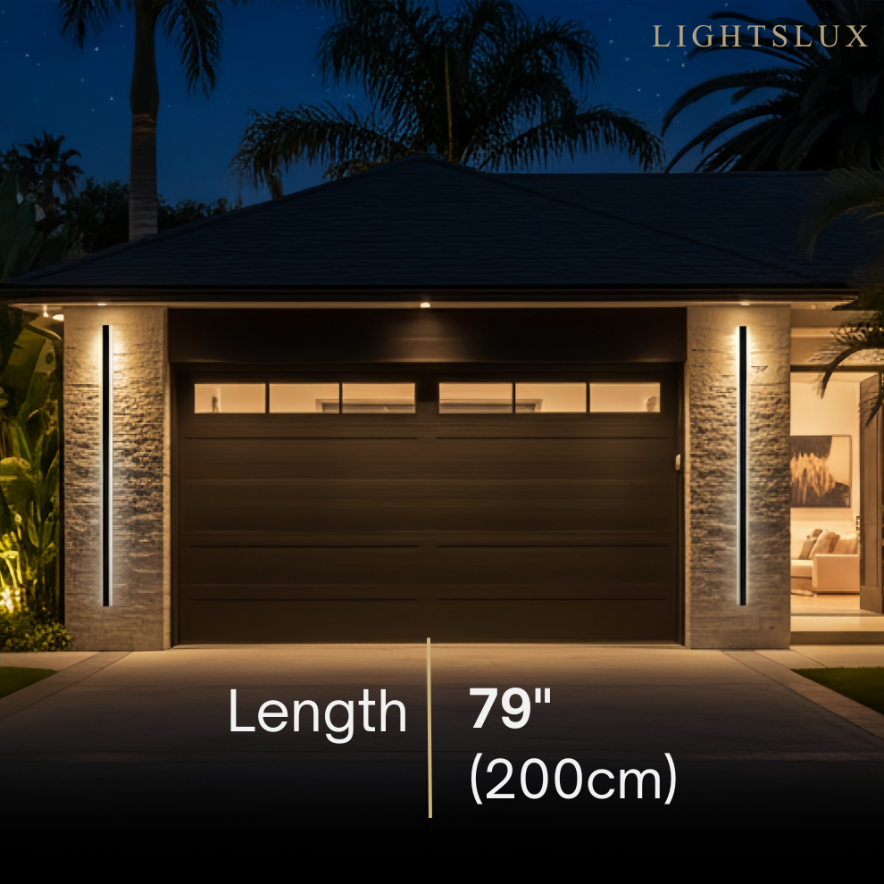 Outdoor LED Wall Light with Sensor - in 8 Size for Outdoor