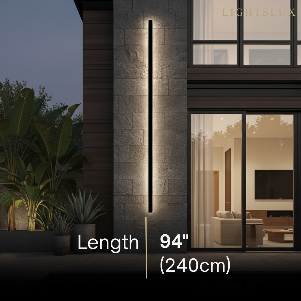 Outdoor LED Wall Light with Sensor - in 8 Size for Outdoor