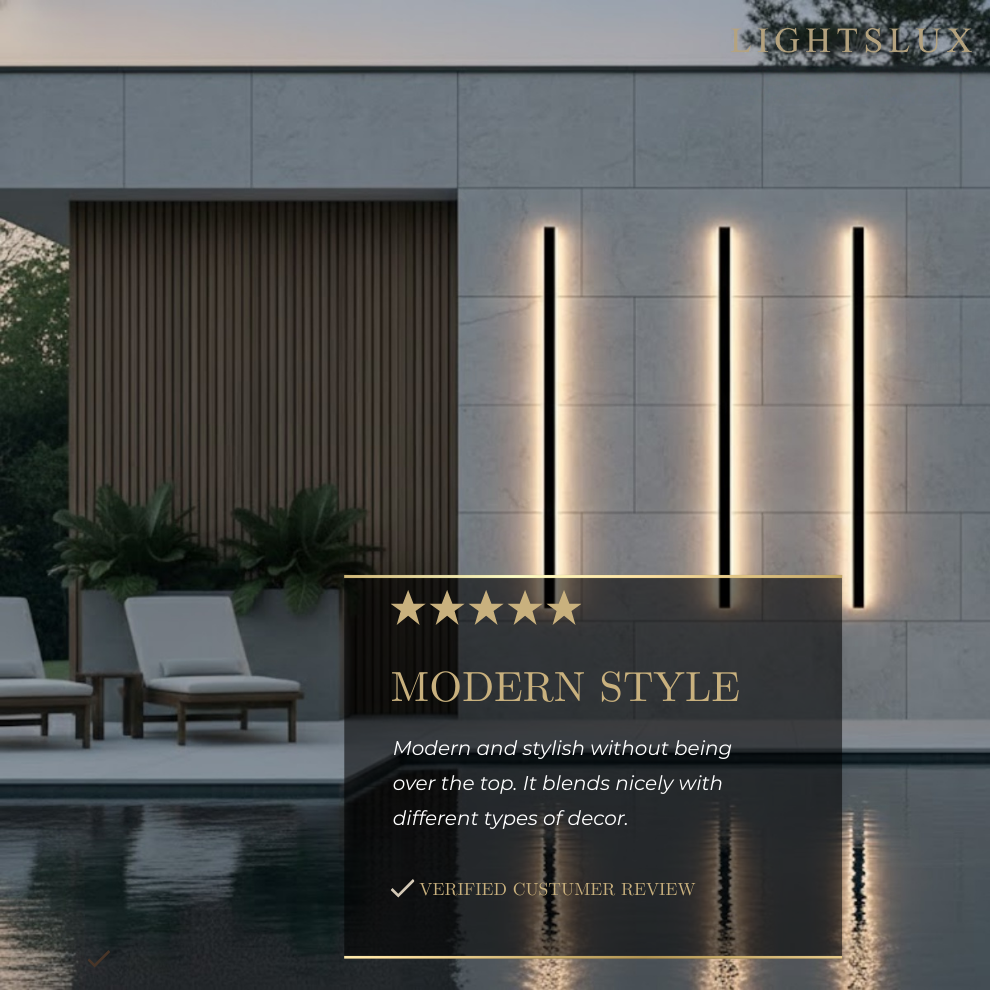 Outdoor LED Wall Light with Sensor - in 8 Size for Outdoor