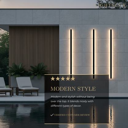 Outdoor LED Wall Light with Sensor - in 8 Size for Outdoor