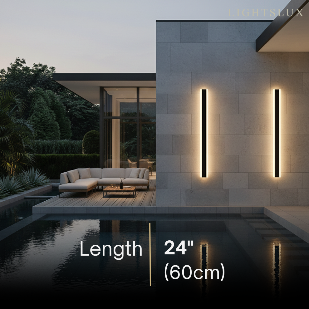 Outdoor LED Wall Light with Sensor - in 8 Size for Outdoor