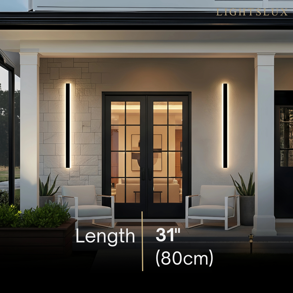 Outdoor LED Wall Light with Sensor - in 8 Size for Outdoor