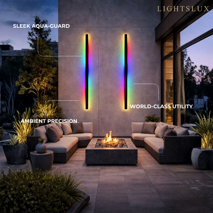 Outdoor LED Wall Light (RGB) — Available in 8 Sizes