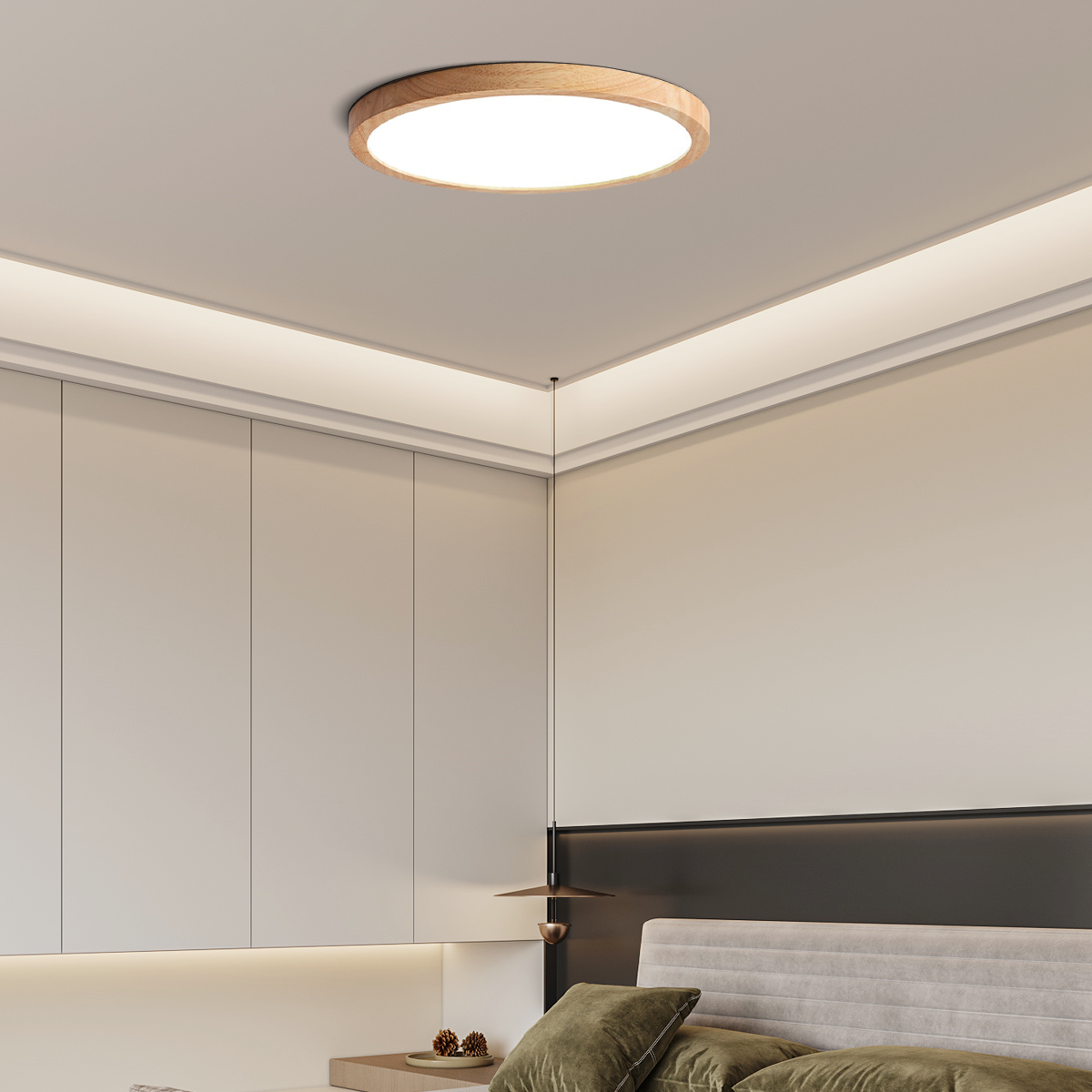 Modern Ceiling Light Round for Bedroom