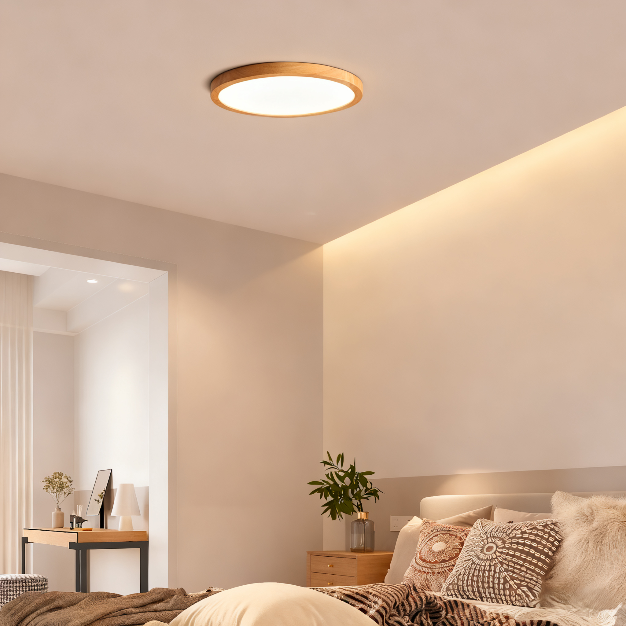 Modern Round Dimmable Ceiling Light 